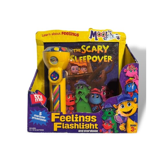 The Moodsters Feelings Flashlight and Story Book Set New in Box - Picture 1 of 11